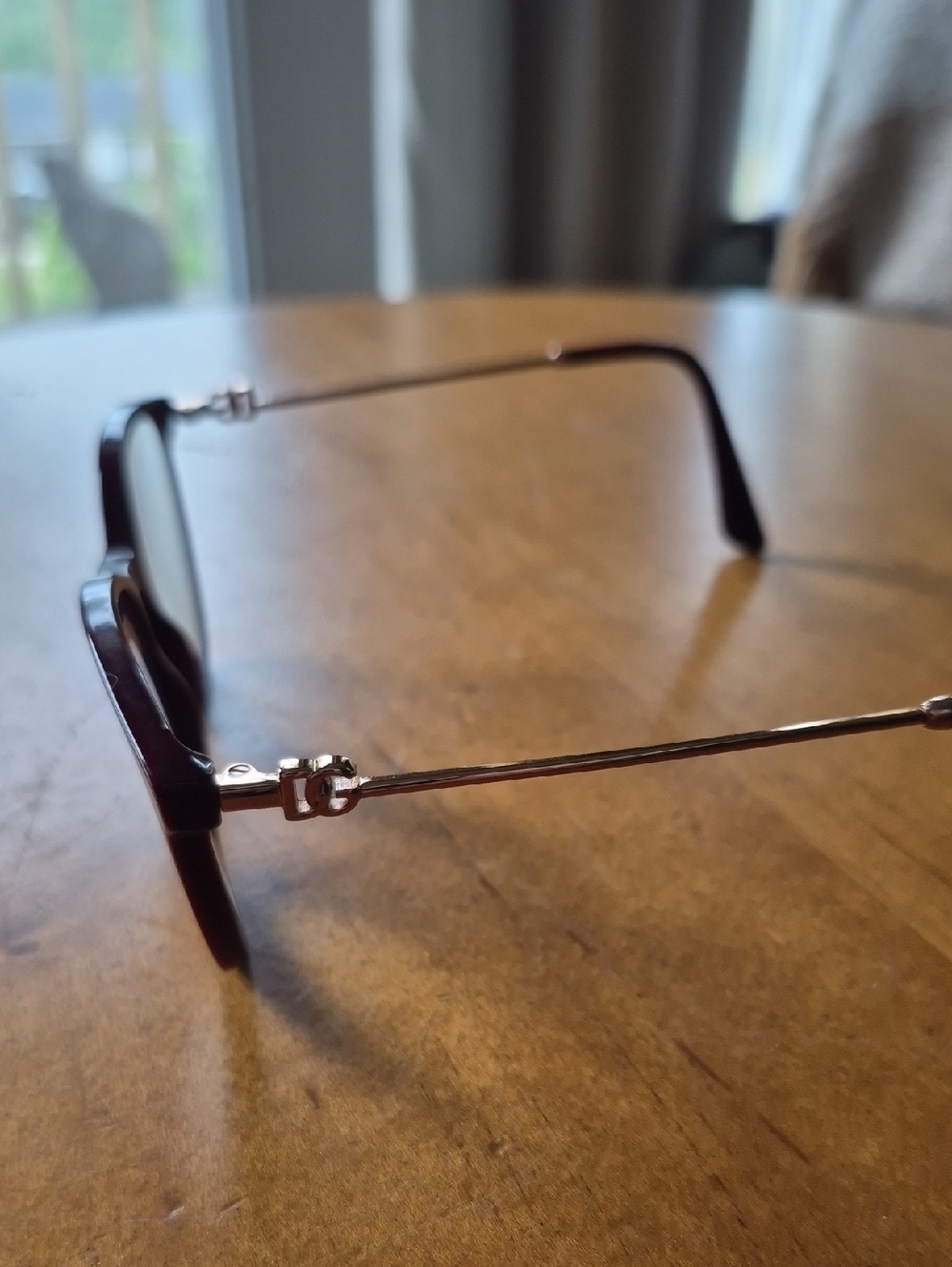 Dolce & Gabanna Designer 3091 Bordeaux & Gold Eyeglass Frames